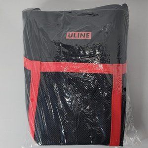 New Uline Black Firewood Log Carrier PVC Interior Handles 23" x 8" x 15"